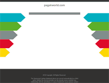 Tablet Screenshot of pagakworld.com